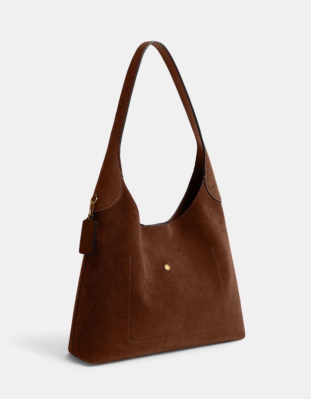 Coach - Suede Brooklyn Shoulder Bag 34