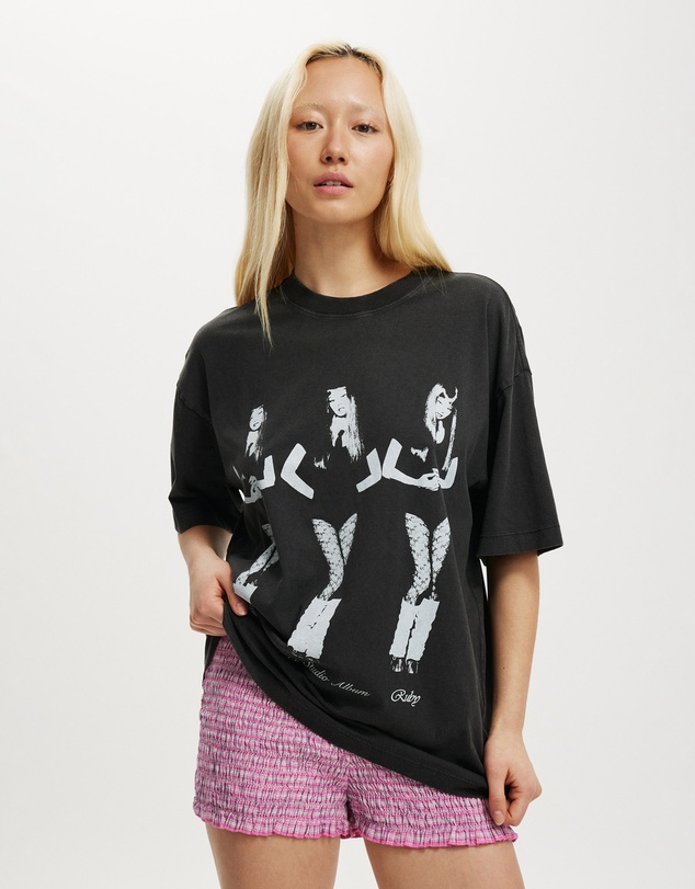 Cotton On - The Lcn Music Boxy Graphic Tee