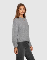 Belle & Bloom - Wrap Me Up Scarf Sweater