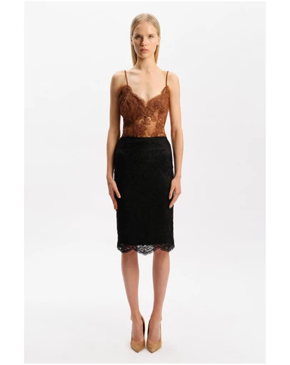Bardot - Andrina Lace Midi Skirt