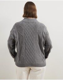 Atmos&Here Curvy - Evie Knit Jumper