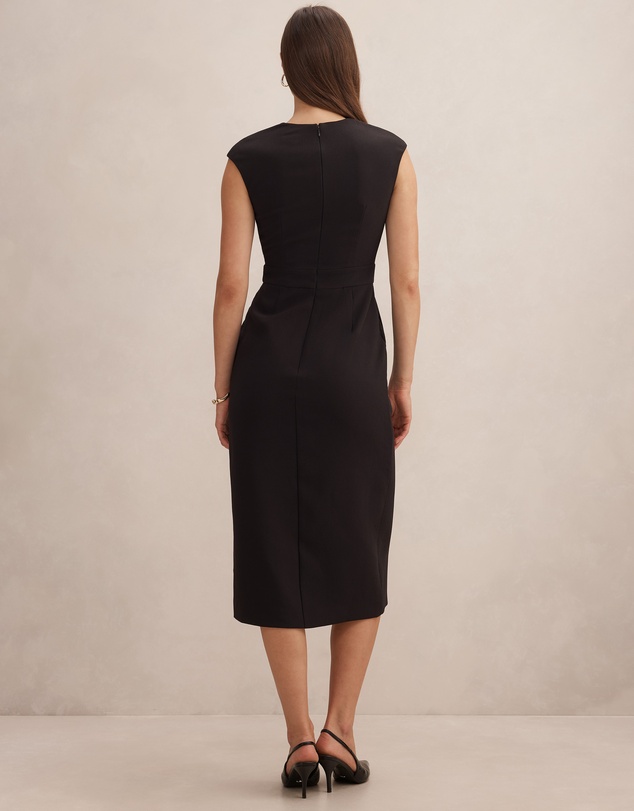 Forever New - Lisette Column Button Midi Dress