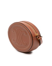 Pre-Loved by Azura Reborn - Pre-Loved Small Calfskin Cuir Triomphe Oval Crossbody