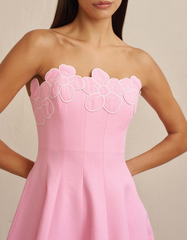 BY JOHNNY. - Florelle Strapless Dress