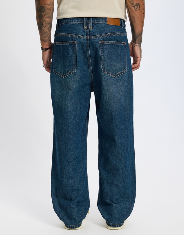 Thrills - Mid Slacker Relaxed Long Denim Jeans