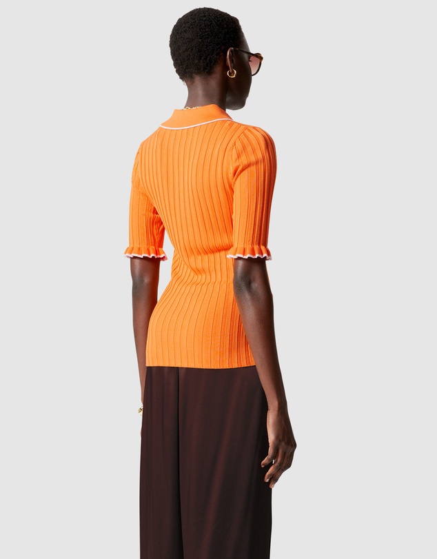 & Other Stories - Rib-Knit Polo Shirt