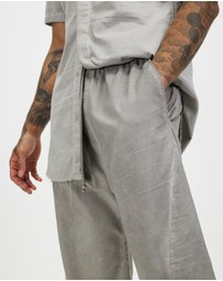 Surrounded By Ghosts - The Eskolaite Linen Drawstring Pants