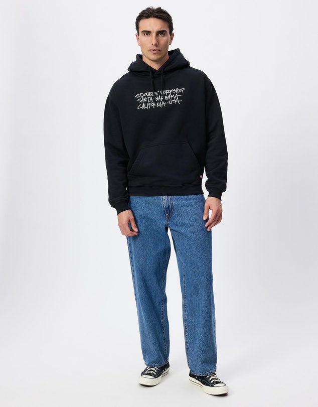 S Double - Address Text Pullover Hoodie