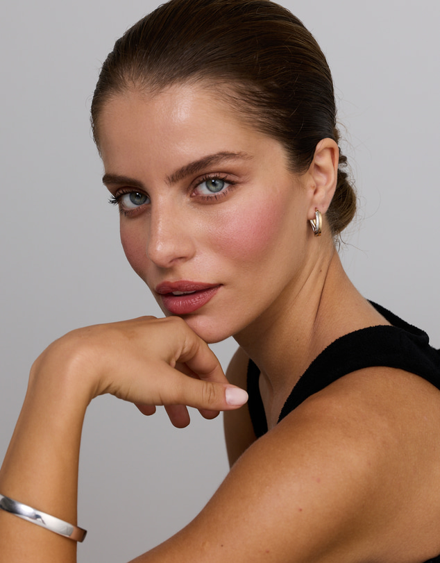 Michael Hill - Hoop Earrings in 10kt Yellow & White Gold