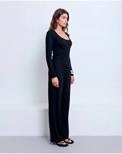 PFEIFFER - Biscayne Long Sleeve Top Black