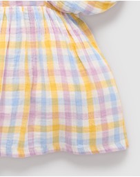Purebaby - Gathered Dress -Kids-Babies