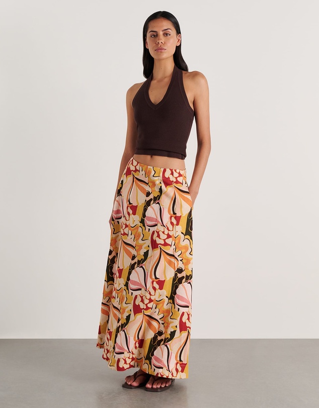 Jag - Lila Maxi Skirt