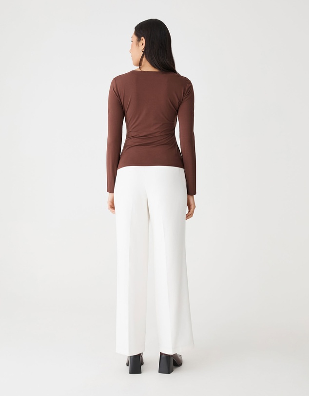 Forcast - Isla V-Neck Bamboo Top