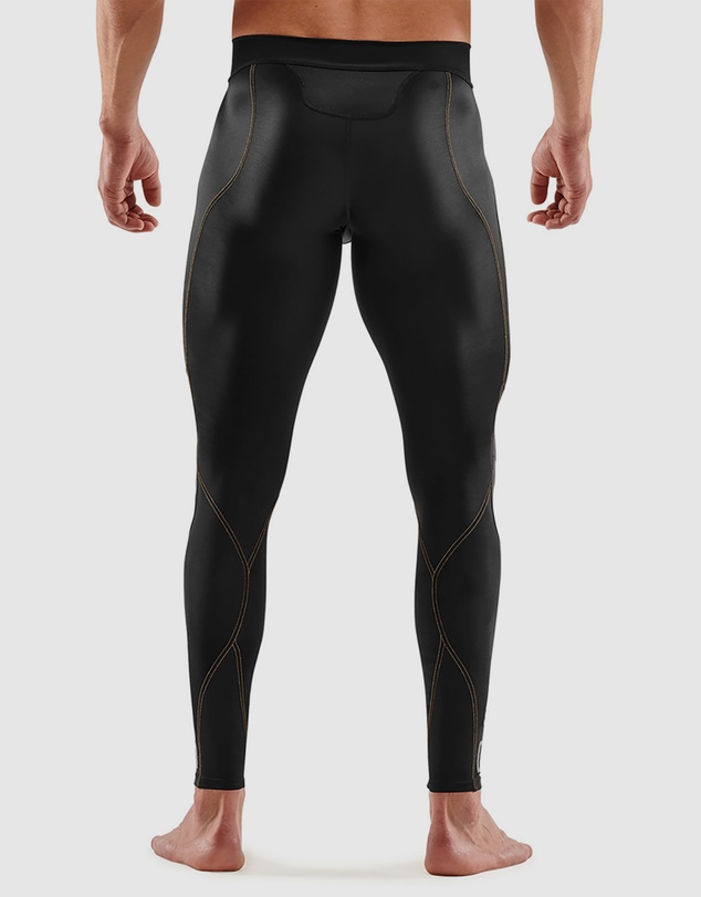 SKINS - SKINS Compression Men's Series-3 Clothing 400 Long Tight Black/Yellow