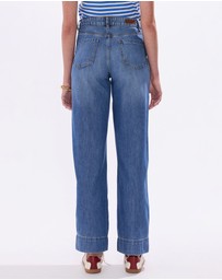 Marcs - Flora Low Rise Wide Leg Jeans