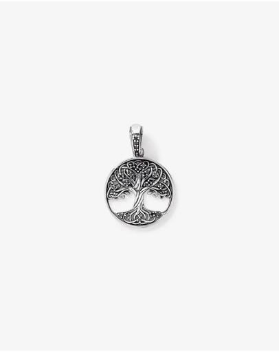 Michael Hill - 0.10 Carat TW Black Diamond Tree of Life Pendant in Sterling Silver
