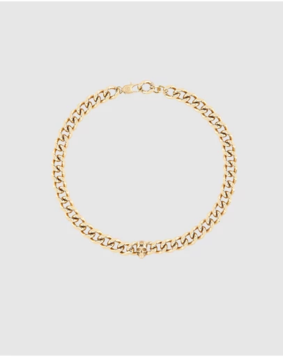 Philipp Plein - Philipp Plein Icon Chain Gold-Tone Necklace