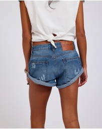 ONE TEASPOON - Pacifica Bandit Low Waist Denim Shorts