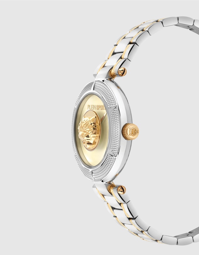 Plein Sport - OPIUM 34mm Silver Tone Analogue Watch
