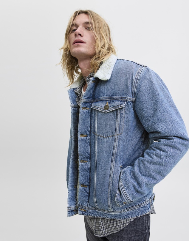 Jack & Jones - Jean Jacket With Sherpa