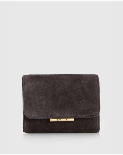 Evity - RFID Thea Suede Small Wallet