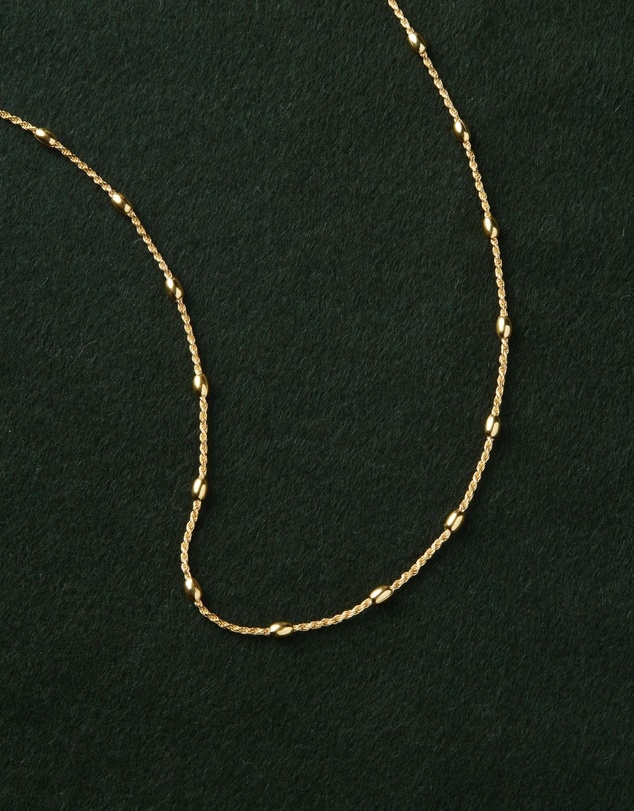 Najo - Piantina Yellow Gold Necklace (45cm+ext)