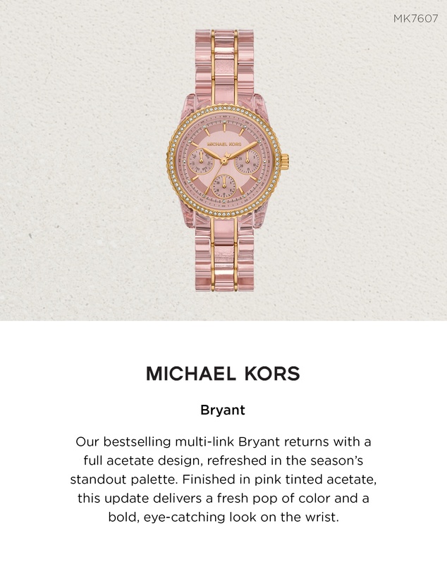 Michael Kors - Bryant Pink Multifunction Watch