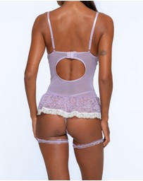 One Empire - Elena Purple Bodysuit