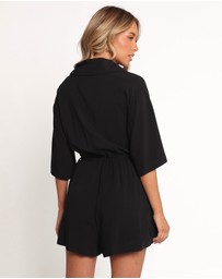 Petal & Pup - Serin Playsuit - Black