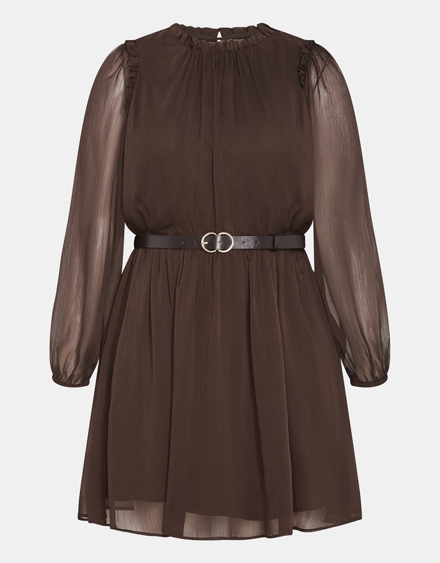 City Chic - Plus sizeMadelynn Dress - chocolate