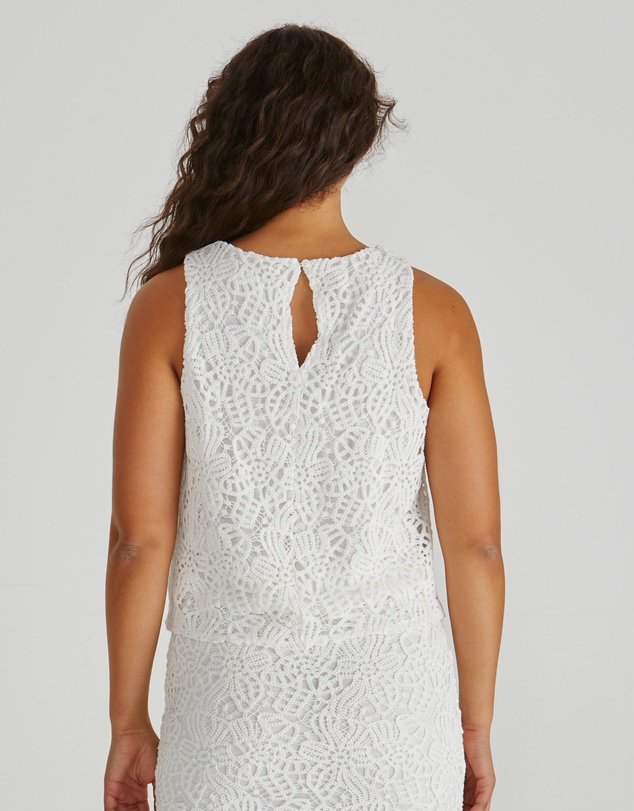 Sass - Kai Crochet Lace Tank