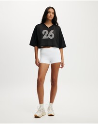Cotton On Body Active - Active Mesh Cropped Graphic Tee
