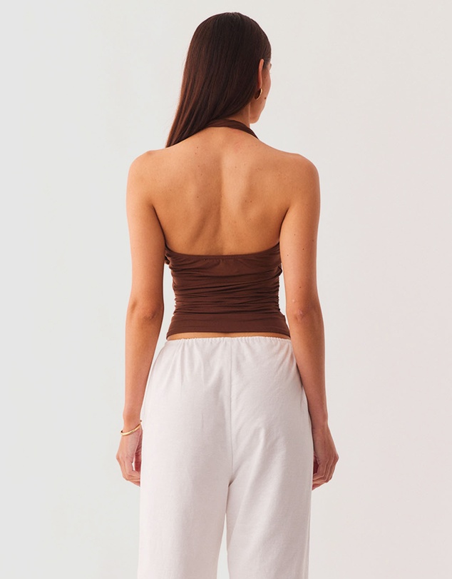 SNDYS - LEXIE TWIST HALTER TANK - ICONIC EXCLUSIVE