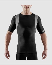 SKINS - Mens Compression Short Sleeve Top Black