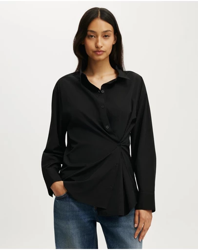 Cotton On - Ella Wrap LS Shirt