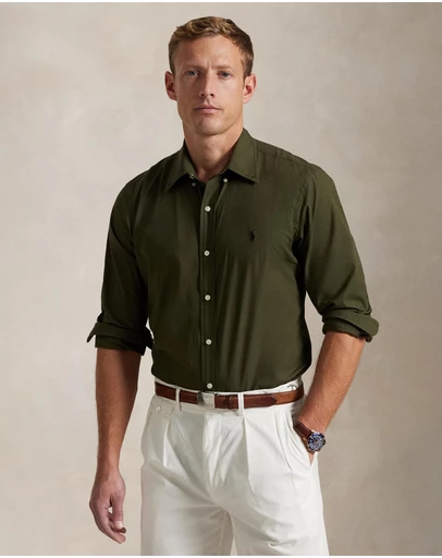 Polo Ralph Lauren - ICONIC EXCLUSIVE - Custom Fit Stretch Poplin Shirt