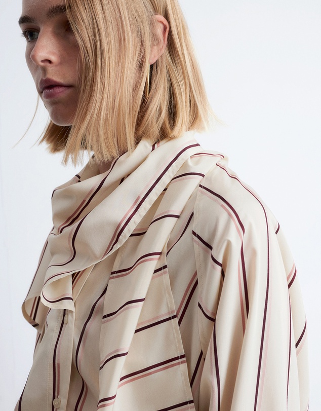& Other Stories - Scarf-Detail Shirt