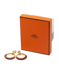 Pre-Loved by Azura Reborn - Pre-Loved Gold Plated Barenia Loop Earrings