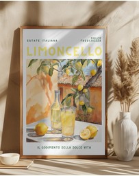 Olive et Oriel - Limoncello by Ohkimiko Art Print