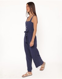Petal & Pup - Rachel Jumpsuit - Navy