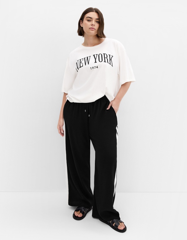 City Chic - Oversized NY Tee