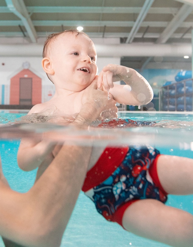 Splash About - Happy Nappy Duo™ & Liners Bundle - Under the Sea Red