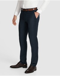 Tarocash - Ty Slim Check Wool Pant
