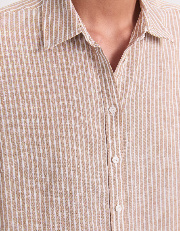 Sportscraft - Dahlia Stripe Linen Shirt