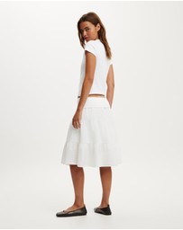 Cotton On - Haven Fold Over Midi Skirt