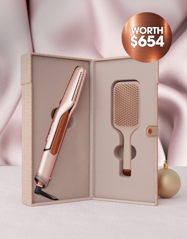 ghd - duet style Hair Straightener and Dryer 2-in-1 Gift Set in Cashmere Beige