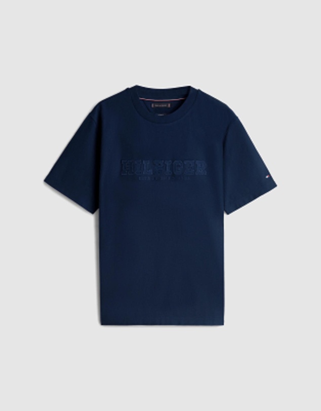 Tommy Hilfiger - Logo Embroidery Relaxed Crew Neck T-Shirt
