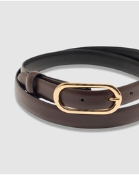 Oxford - Sierra Leather Skinny Belt