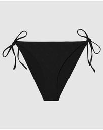 Polo Ralph Lauren - Logo Jacquard Ricky String Tie Side Bikini Bottom
