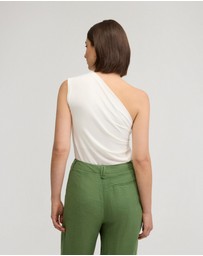 Oxford - Adina One Shoulder Top